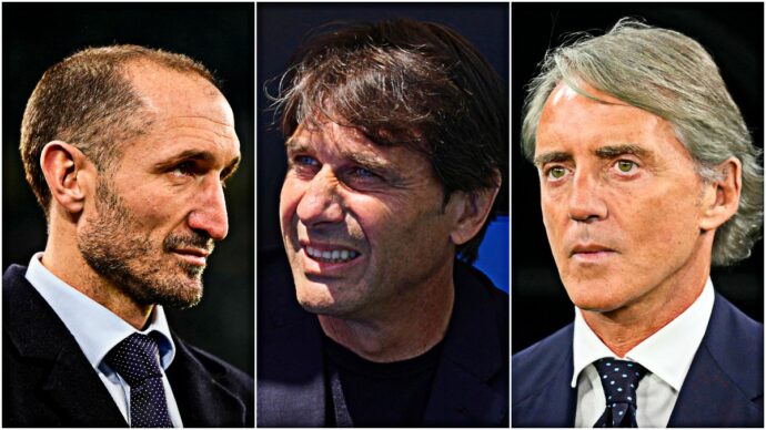 Nazionale, ecco il piano B di Malagò dopo l’addio di Maldini: dentro Chiellini. Mancini è il prescelto, Conte il nome più “comodo”