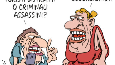 Copertina di La vignetta di Franzaroli