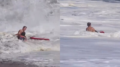 Copertina di “Le onde erano normali, poi sono cambiate in un batter d’occhio. Il giovane è stato sopraffatto e spazzato via in un attimo”: bagnino 16enne si tuffa in mare e gli salva la vita