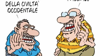 Copertina di La vignetta di Franzaroli