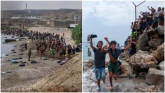 “Una valanga umana su Ceuta”: migliaia di migranti arrivano a nuoto, 11 muoiono nella traversata. Madrid manda l’esercito, l’Italia vuole sospendere Schengen