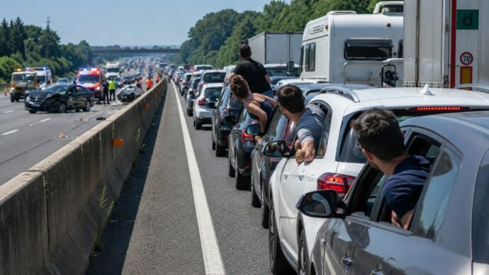 Incidenti in autostrada, la curiosità crea code e aumenta il rischio tamponamenti