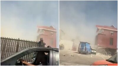 Copertina di Messina, crolla una palazzina che ospita case e negozi: 5 feriti gravi | Video