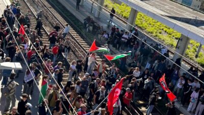 Copertina di Corteo per Gaza: 36 a giudizio, Cgil  in presidio a Massa