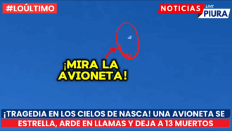 Copertina di Aereo si schianta in Perù, il video del velivolo che precipita e perde pezzi in quota