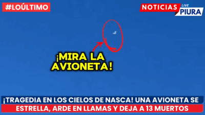 Copertina di Aereo si schianta in Perù, il video del velivolo che precipita e perde pezzi in quota