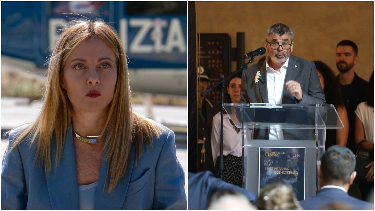 Strage di Bologna, Meloni parla di “pagina buia” e ignora le (molte) sentenze. I familiari: “In realtà c’è una luce straordinaria e mostra la matrice neofascista”