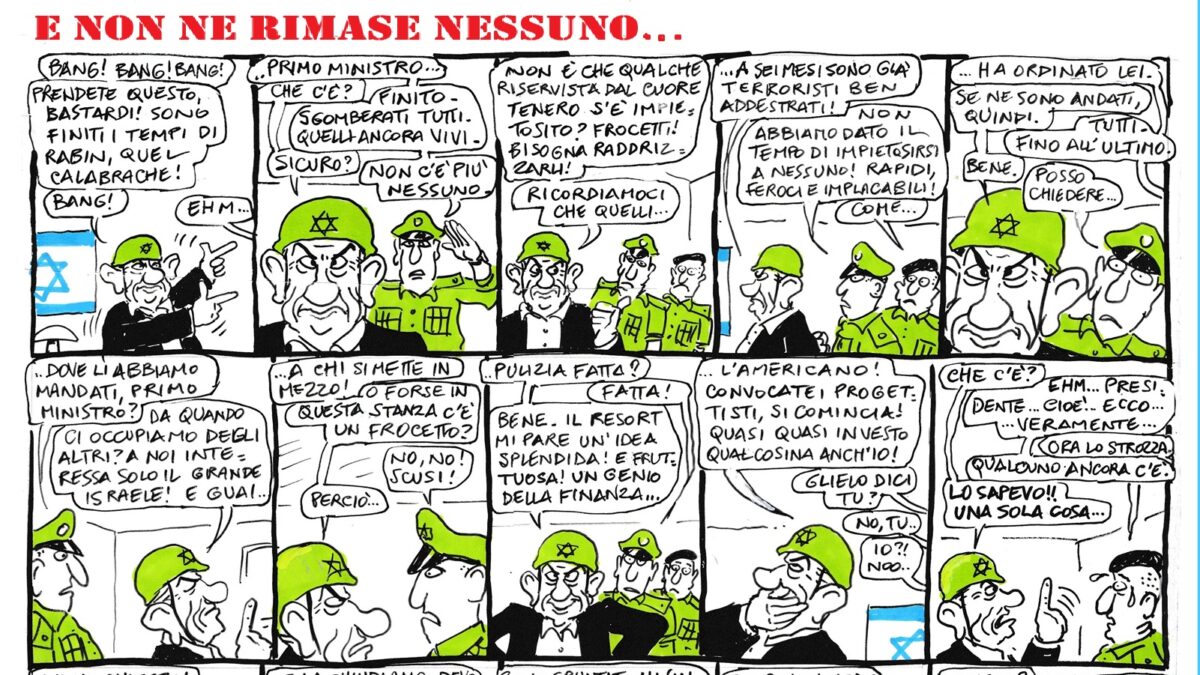 E non ne rimase nessuno – la strip di Stefano Disegni
