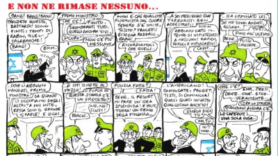 Copertina di E non ne rimase nessuno – la strip di Stefano Disegni