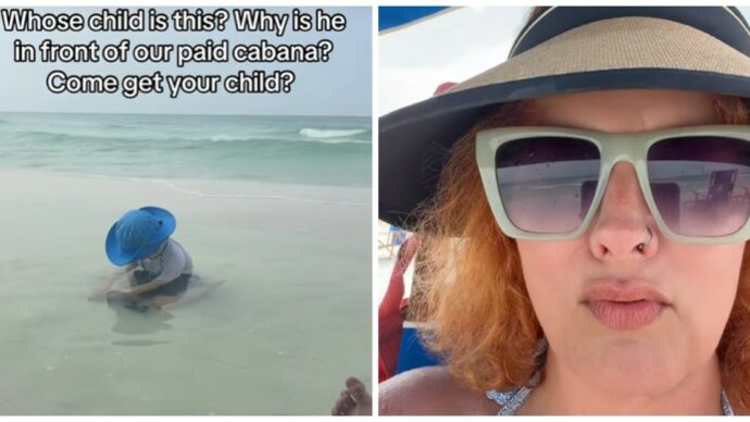Filma un bambino mentre gioca in mare vicino al suo lettino a pagamento, lo sfogo sui social: “Perché si trova qui? L’Oceano è una macchina che affoga i bambini, ma ai genitori non frega più niente”