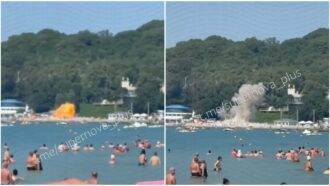 Copertina di Raid ucraino in Russia, drone intercettato cade su una spiaggia affollata: sette morti