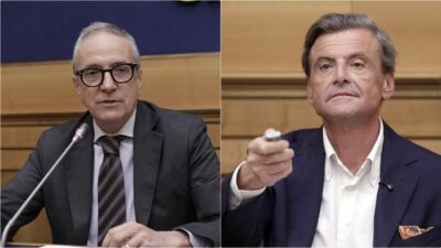 Copertina di Stop alle chat di Delmastro, in giunta per il Regolamento decisivo il non voto di Azione. Bonelli: “Bravo Calenda, bel favore a Giorgia”