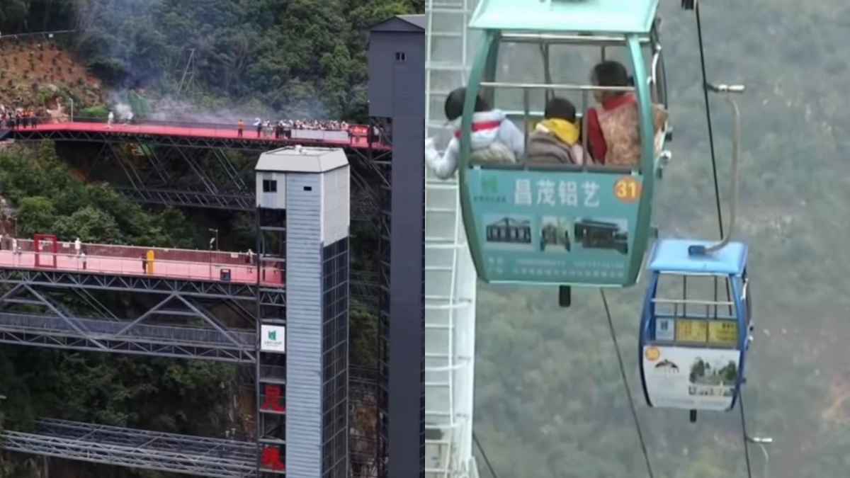 Per anni hanno camminato ore per andare a scuola: adesso i bambini dello Yunnan “viaggiano tra le nuvole” con una funivia speciale