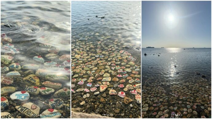 Il Mare dei Ricordi di Livorno: centinaia di pietre per non dimenticare