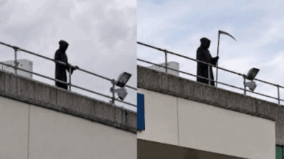 Copertina di Vestito da Morte sul tetto dell’ospedale: il gallese che ha terrorizzato medici e pazienti condannato dal tribunale a pagare una multa da 200 sterline