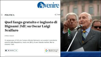 Bignami fa arrabbiare il mondo cattolico per le parole su Scalfaro: “Sfondato il muro del fango e del livore”. Il nipote dell’ex presidente: “Un intervento così è da gente alla canna del gas”
