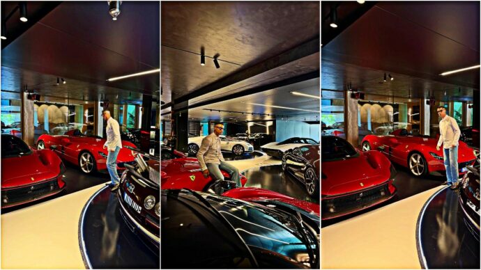 Un garage da circa 30 milioni di euro: Cristiano Ronaldo mostra la sua collezione di auto. “I miei giocattoli”