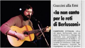 Quando Guccini si rifiutò di apparire su Italia 1. Antiberlusconiano e poeta, cosa abbiamo perso