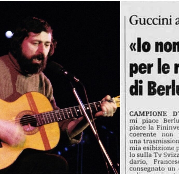 Quando Guccini si rifiutò di apparire su Italia 1. Antiberlusconiano e poeta, cosa abbiamo perso