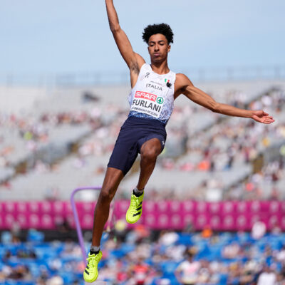 Copertina di Europei di atletica già finiti per Furlani: si è fatto male al primo salto. Inzoli vola in finale con la misura migliore
