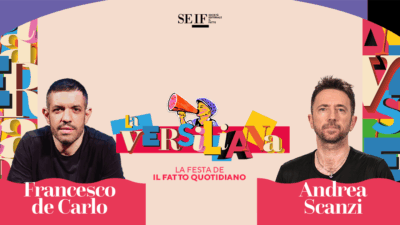 Copertina di Andrea Scanzi intervista Francesco De Carlo: la standup comedy tra Stati Uniti e Italia. Il 9 e 10 settembre i loro interventi alla Versiliana