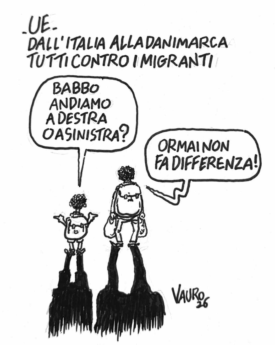 La vignetta di Vauro