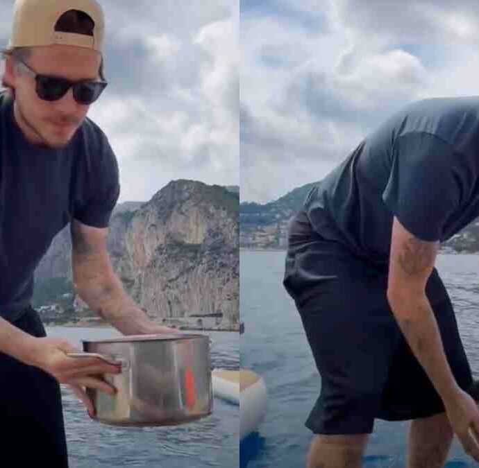 “Avrà il retrogusto di carburante navale bruciato”: Brooklyn Beckham cucina gli spaghetti nell’acqua di mare e viene travolto dalle critiche. Ecco perché può essere pericoloso