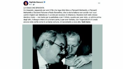 Copertina di Lavitola confessa: “Sono il mandante della bomba a Ranucci, ma lui è ignaro”. Destra scatenata contro il giornalista