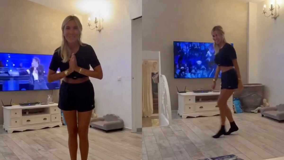Noemi Bocchi è la quarta concorrente di Ballando con le Stelle. L’ironia di Totti: “Uguale a Michael Jackson, ti sei operata all’anca?”