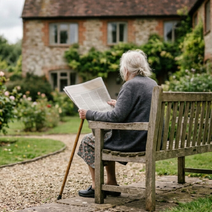 “A 110 anni mangio buon cibo, sto molto all’aria aperta e leggo il giornale tutti i giorni”: il segreto di Catherine Hedges