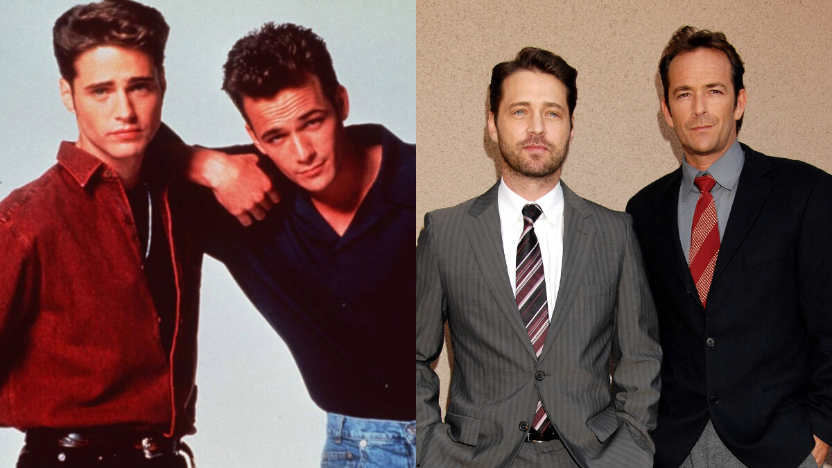 “Ora che non c’è più ripenso spesso ai momenti sul set, Luke e io ci divertivamo un mondo a girare insieme”: Jason Priestley ricorda Luke Perry e si commuove