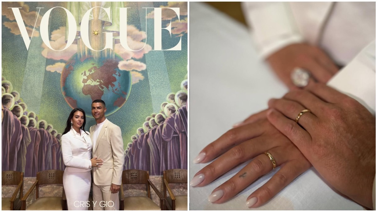 cristiano ronaldo e georgina rodr237guez sposi in salotto dai look gucci al diamante da 50 carati e la madonna di fatima i dettagli delle nozze segrete da Ilfattoquotidiano.it cristiano ronaldo e georgina rodr237guez sposi in salotto dai look gucci al diamante da 50 carati e la madonna di fatima i dettagli delle nozze segrete