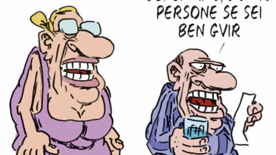 Copertina di La vignetta di Franzaroli