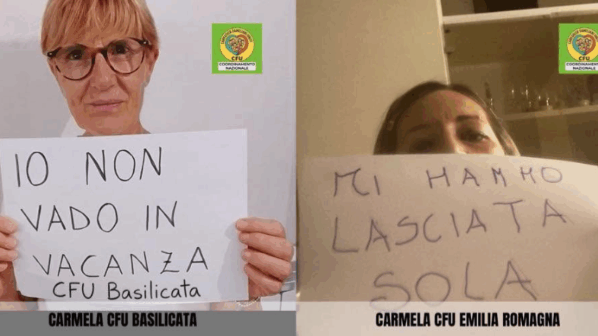 per i caregiver familiari i mesi estivi sono estenuanti lavoriamo il doppio senza diritti e senza poter staccare mai l8217aiuto del governo meloni irrisorio da Ilfattoquotidiano.it per i caregiver familiari i mesi estivi sono estenuanti lavoriamo il doppio senza diritti e senza poter staccare mai l8217aiuto del governo meloni irrisorio