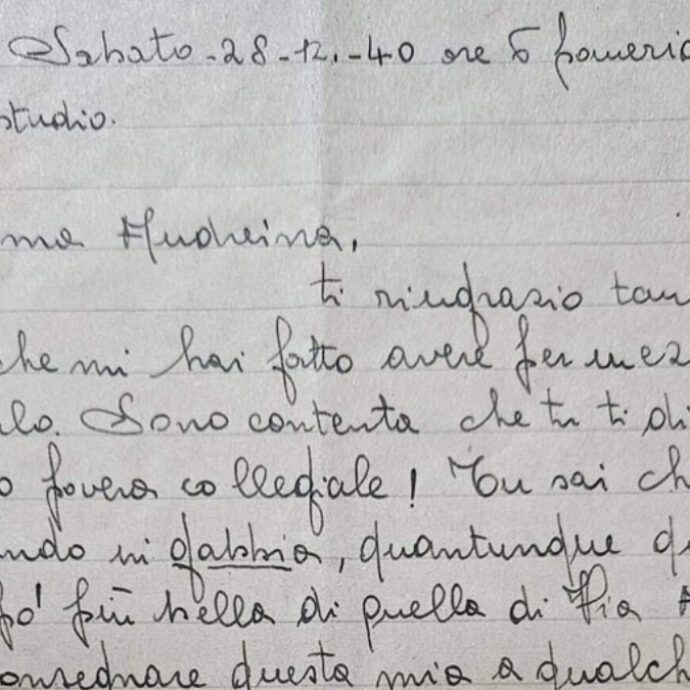 Trova una lettera del 1940 in un libro di un mercatino d’antiquariato, la scoperta dopo vent’anni anni dall’acquisto: “Ora mi piacerebbe farla avere ai discendenti”