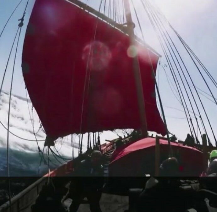 “Nonostante l’ambiente ostile nessun attore si è lamentato”, l’equipaggio della nave vichinga Draken racconta le riprese per Odyssey di Nolan
