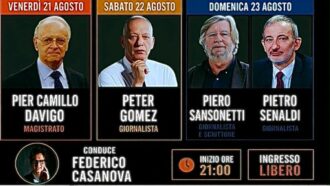 Copertina di A Crotone torna “L’imboscata al mare”: ospiti Davigo, Peter Gomez, Senaldi e Sansonetti. Il programma