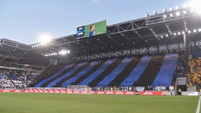 Bergamo, no bandiere Palestina allo stadio