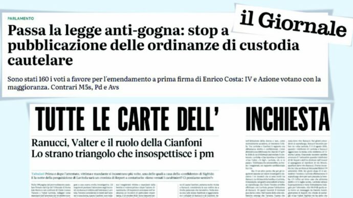 Bomba a Ranucci, i garantisti a targhe alterne ora rinnegano il bavaglio
