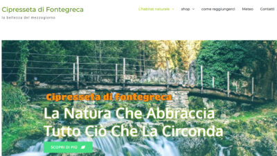 Copertina di L’Italia dei posti magnifici: le mie impressioni della Cipresseta di Fontegreca