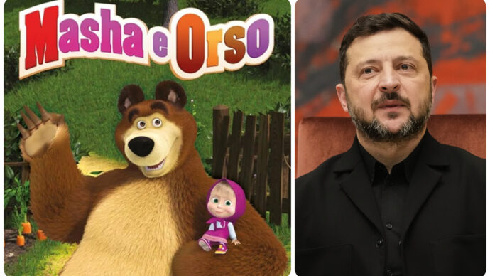 Ucraina, Zelensky sanziona Masha e Orso: “Diffonde narrazioni filorusse, è una minaccia per la sicurezza nazionale”