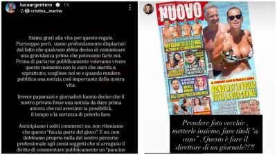 Copertina di “Prendere foto vecchie, metterle insieme, fare titoli ‘a caso'”, “Paparazzi e giornalisti hanno deciso che il nostro privato fosse una notizia da dare”: la rabbia di Sonia Bruganelli e Luca Argentero