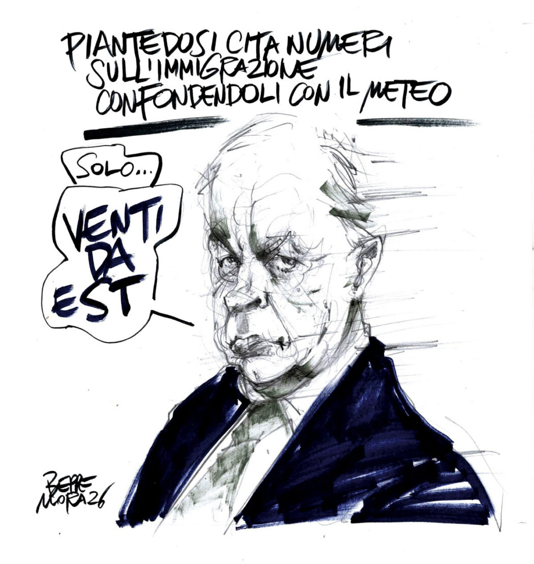 La vignetta di Beppe Mora