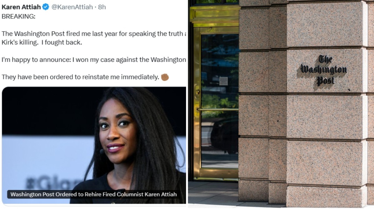 fu licenziata dal washington post per i post su charlie kirk l8217editorialista karen attiah dovr224 essere reintegrata da Ilfattoquotidiano.it fu licenziata dal washington post per i post su charlie kirk l8217editorialista karen attiah dovr224 essere reintegrata