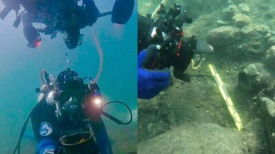 Copertina di Spighe di farro, vasi e misteriose strutture di legno riemerse dal lago di Bolsena dopo 3mila anni: la scoperta degli archeologi