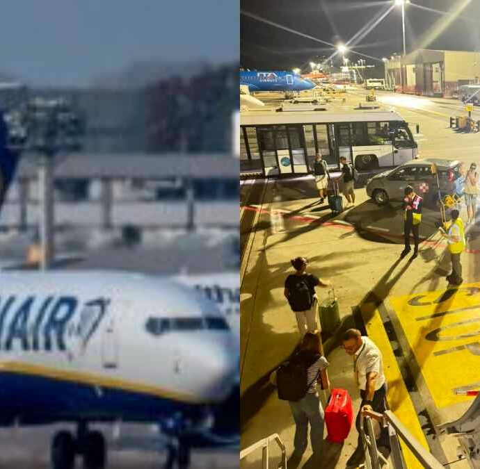 “Siamo rimasti dieci ore chiusi sull’aereo senza possibilità di scendere, tre persone sono svenute ed è arrivato il 118”: l’odissea del volo Ryanair Bologna-Malaga