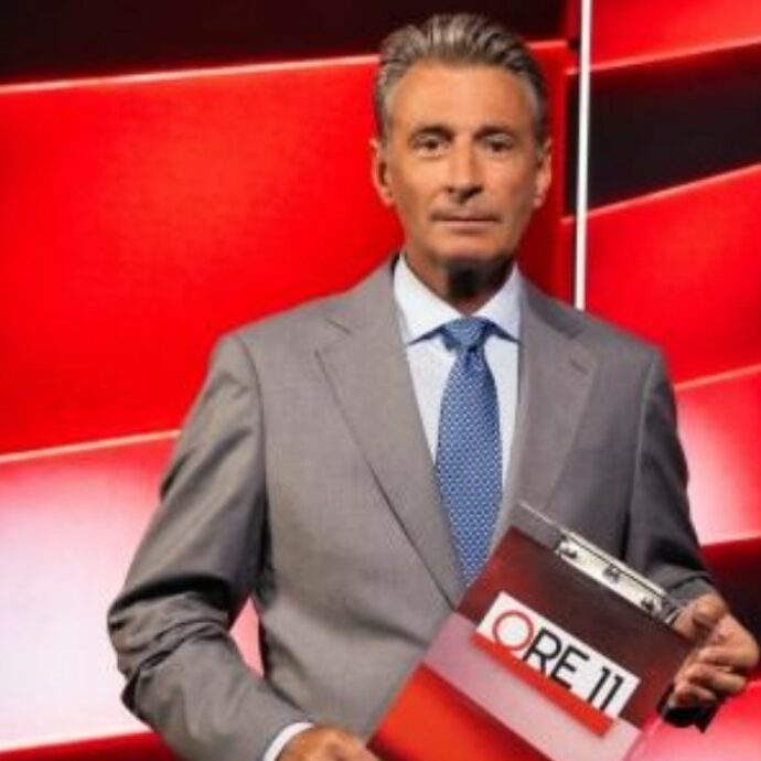 Milo Infante cambia rete ma non programma: “Ore 11” debutta al 9,6% su Rete 4, “Verità Nascoste – Il Diario” al 16,7% su Canale 5. Stessi casi, ospiti e inviati di “Ore 14”