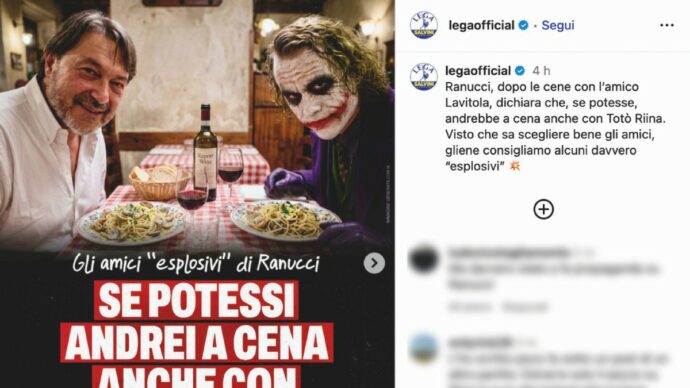 Salvini traveste Ranucci da Joker. Il M5S: “Meloni in aula su Report”