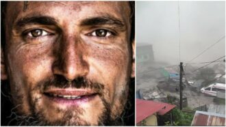 Copertina di A pochi metri dal fiume di fango e detriti: le riprese impressionanti dell’italiano sopravvissuto all’inondazione in Nepal