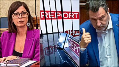 Copertina di Salvini esulta: “Giusto così”. Floridia (M5s): “È l’Editto Meloni, operazione brutale, autoritaria e fascista”